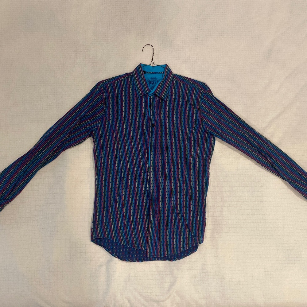 Mens long sleeve casual dress shirt